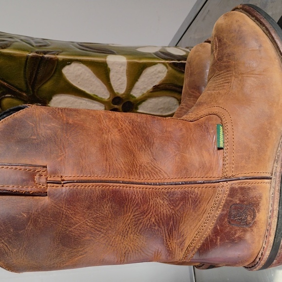DAN POST Brown Leather Waterproof Cowboy Boots - Picture 3 of 15